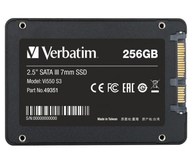 Verbatim 256GB 2,5" SATA SSD Vi550 S3 - 1280362 - zdjęcie 3